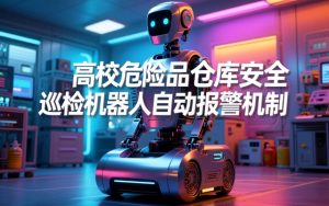 高校危险品仓库安全巡检机器人自动报警机制